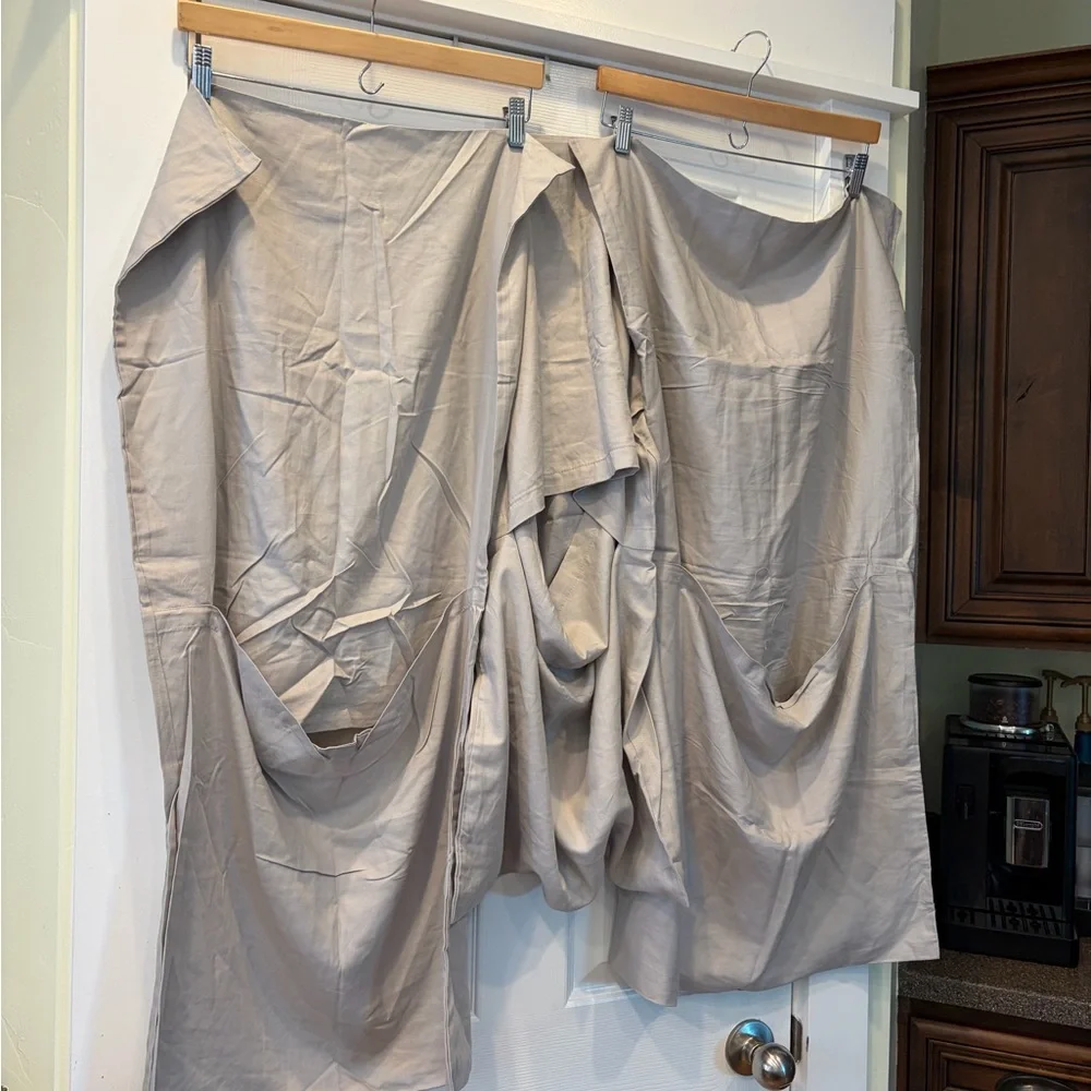 Cozy Earth Gray Bamboo/Linen Blend Pillow Sham Set